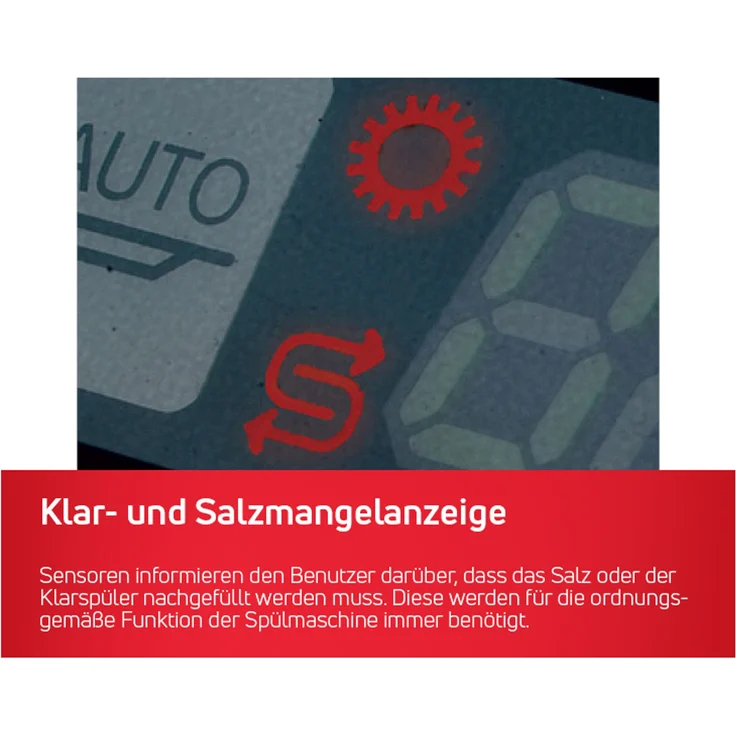 Amica GSP 14746-1 W, Geschirrspüler, E, Geräuschemissionsklasse C, Geräuschemissionen 49 Dezibel – Bild 11