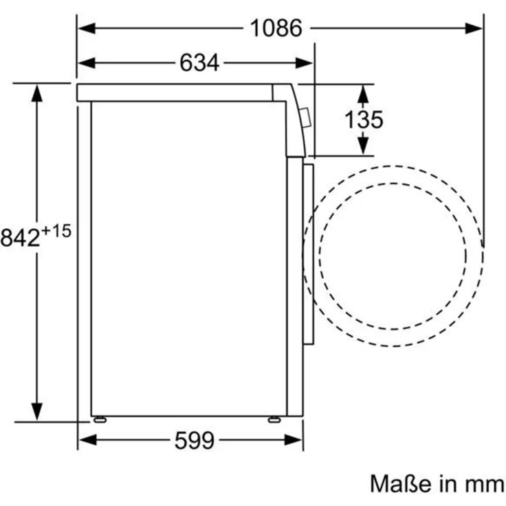Bosch WTX87M40, Wärmepumpentrockner, A+++, Fassungsvermögen 8 kg, Standgerät, Breite 59,8 cm, Display, Wäschetrockner mit Automatik – Bild 7
