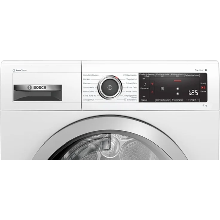 Bosch WTX87M20, Wärmepumpentrockner, A++, Fassungsvermögen 8 kg, Standgerät, Breite 59,8 cm, Display, Wäschetrockner mit Automatik – Bild 15