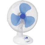 Bestron Mobiler Tischventilator mit Schwenkfunktion, Höhe: 35,5 cm, Ø 27 cm, 30 W, Weiß