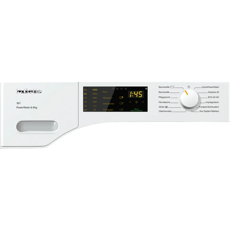 Miele WWD320 WPS D, Frontlader-Waschmaschine, A, Fassungsvermögen 8 kg, Standgerät, Breite 59,6 cm, Startzeitvorwahl, Wasserauslaufschutz – Bild 9