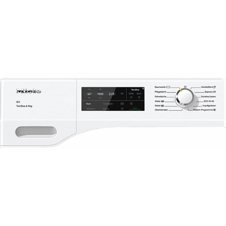Miele WCG670 WPS, Frontlader-Waschmaschine, A, Fassungsvermögen 9 kg, Standgerät, Breite 59,6 cm, Kindersicherung, Wollprogramm – Bild 3