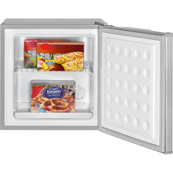 Bomann GB 341.1 Gefrierschrank, freistehend, silber, Lagerzeit bei Störung 20 h, Breite 47 cm, Energieklasse E – Bild 5
