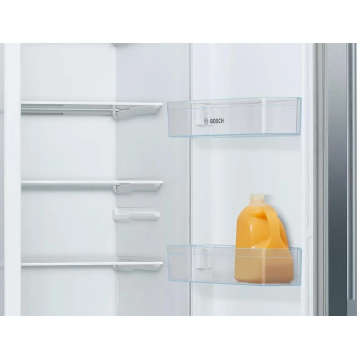 Bosch KAN93VIFP Side-by-Side-Kühlschrank, freistehend, edelstahl, NoFrost, fresh Sense, LED-Beleuchtung, Schnellgefrieren und -kühlen, Eierablage, Breite 90.8 cm – Bild 8