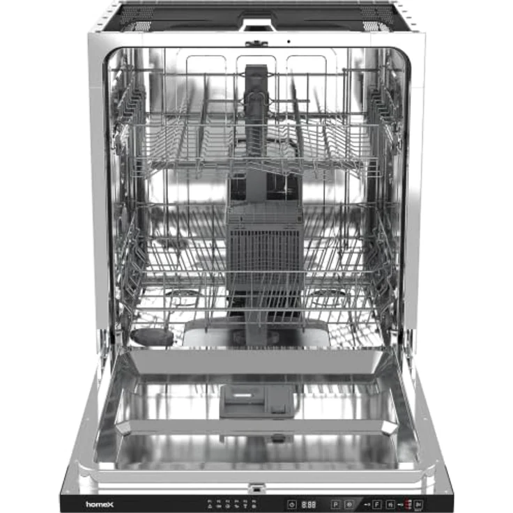 homeX DWFI601449E Geschirrspüler vollintegriert, 60 cm, 14 Maßgedecke, 6 Programme, leise mit 49 dB, Energieeffizienzklasse E – Bild 11