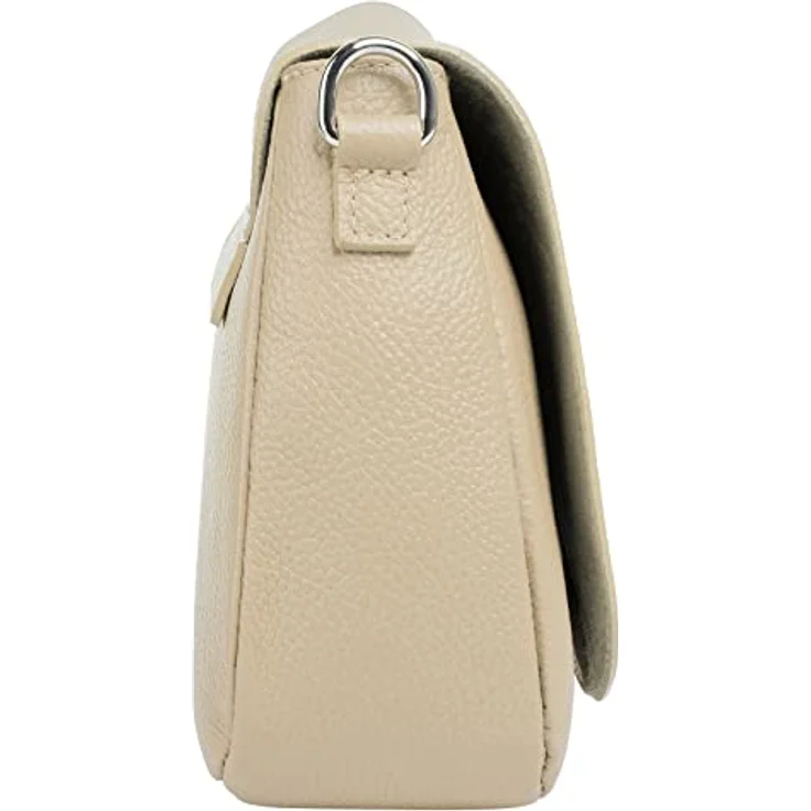 Cluty Umhängetasche, echt Leder, Made in Italy, minimalistisch, modern, 100% Rindleder, in den Farben Braun erhältlich – Bild 5