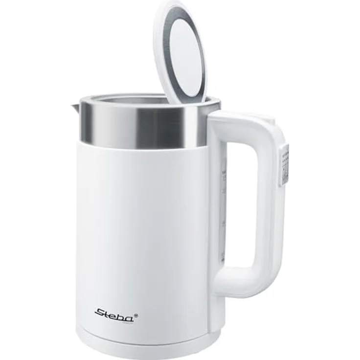Steba Wasserkocher WK 11 Bianco | Temperatur einstellbar: 50, 70, 80, 90, 100°C | Doppelwandiges Gehäuse (innen Edelstah, außen Kunststoff) mit Thermofunktion | 1,7 Liter Fassungsvermögen – Bild 3