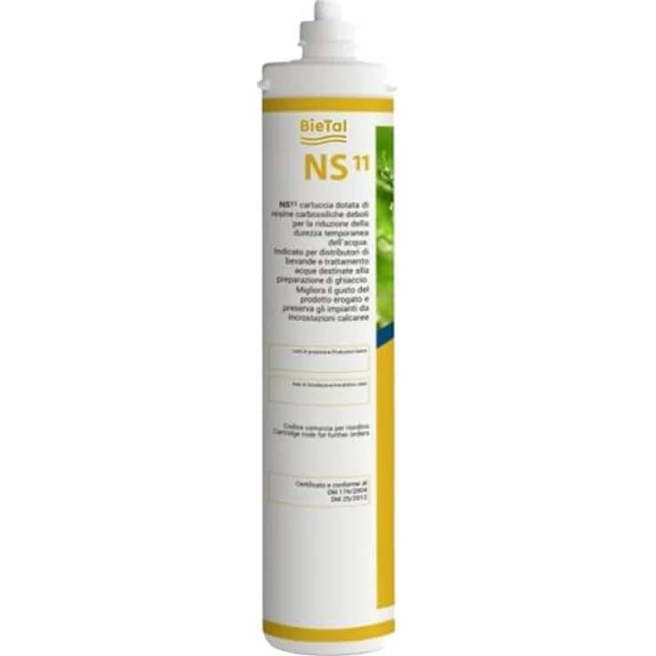 BieTal® NS11 Wasserfilter Kartusche Patrone gegen Kalk, bakteriostatisch, Trinkwasseraufbereitung – Bild 1