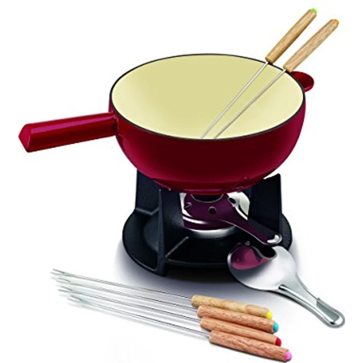 Beka Belledone Käsefondue, Gusseisen, Rot, 20 cm – Bild 2