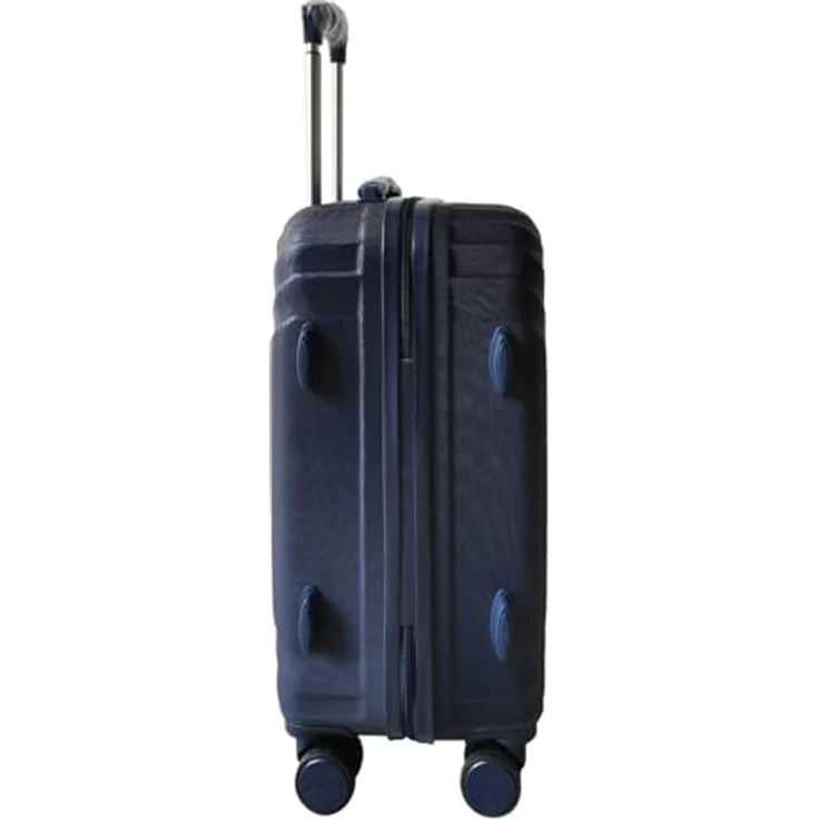 NTK-Collection Mabell Hartschalenkoffer 2er-Set Blau, 80 l (M 50-90 l, L 90-115 l), mit Zahlenschloss und leichtläufigen Rollen – Bild 4