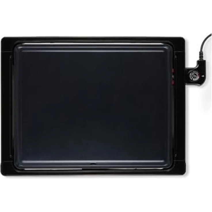 Livoo Plancha XXL, Tischgrill mit 2000 W, Antihaftbeschichtung und abnehmbarem Thermostat, Schwarz – Bild 3