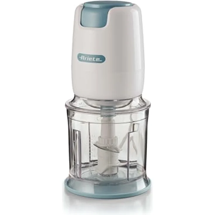 Ariete 0437/01, Universalzerkleinerer mit 0,7 L Schüsselkapazität, 400 Watt Leistung, Edelstahlmesser, blau – Bild 1