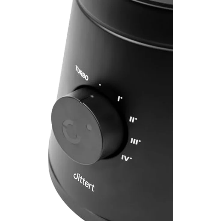 Dittert MI003B-00 Serie One, Standmixer mit 1,75 l Behälter, 4 Geschwindigkeiten, 1300 W, schwarz (Versandkostenfrei) – Bild 3