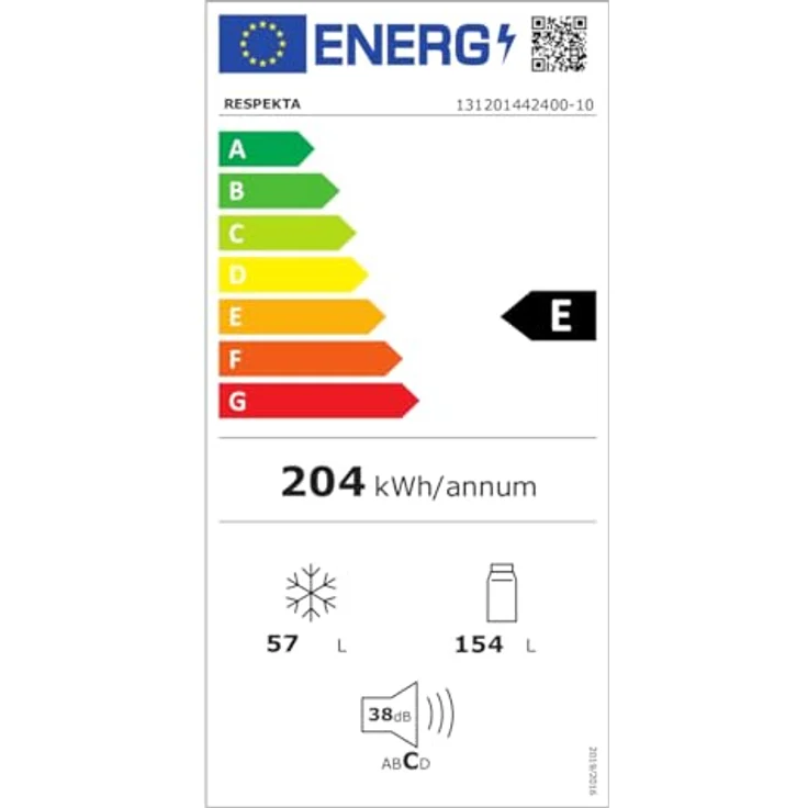 Respekta KGE144-10 Einbaukühlschrank mit 4* Gefrierfach, Schlepptür, 144cm, LowFrost-Technologie – Bild 4