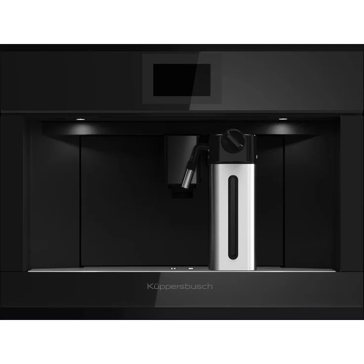 Küppersbusch CKV6800.0S DK5, Vollautomatische Kaffeemaschine mit TFT-Touch-Display, Black Velvet, Cappuccino- und Latte Macchiato-Funktion, höhenverstellbarer Kaffeeauslauf