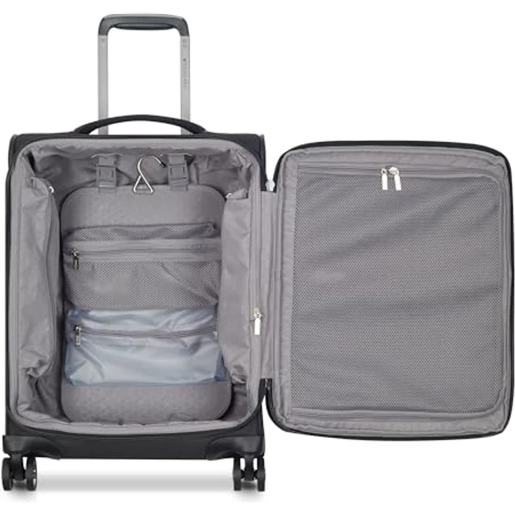Roncato UNO Soft 3.0 Kabinen-Trolley 55x40x20/25 cm, erweiterbar, wasserabweisend, schwarz, 40 L, 2.85 kg – Bild 5