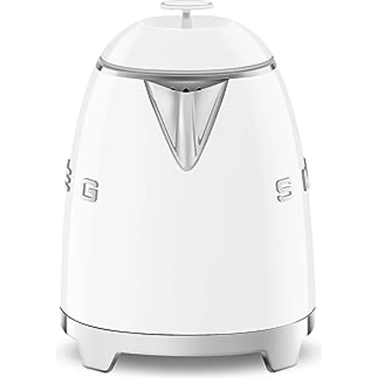 Smeg KLF05WHEU Wasserkocher Mini 50's Style, 1400W, 0,8 L, Kunststoff, Wasserstandsanzeige, weiß – Bild 2