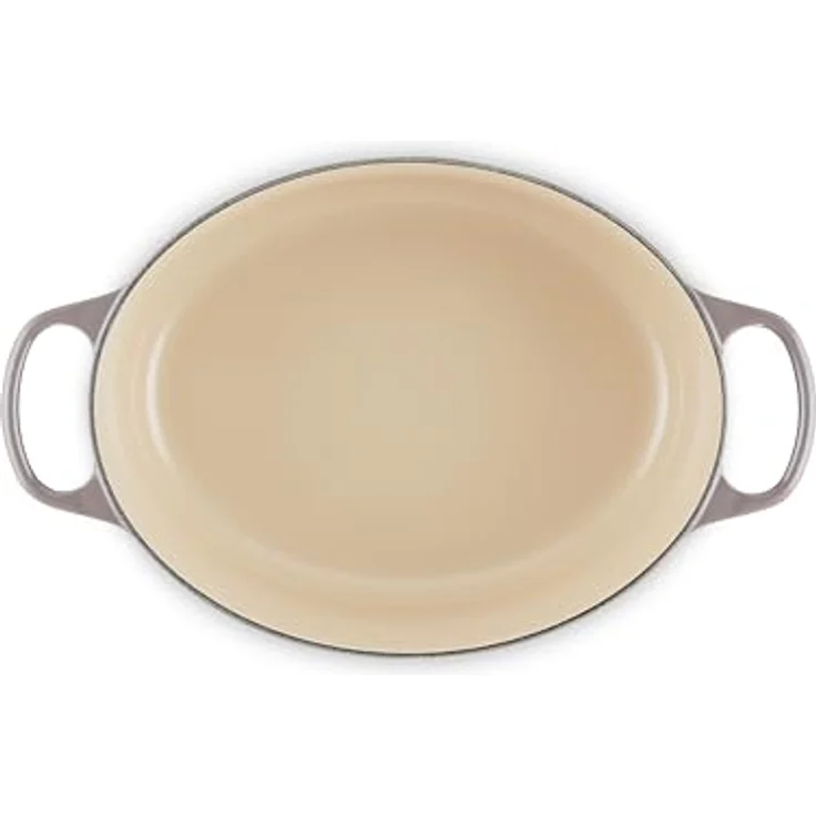 Le Creuset Signature Gusseisen-Bräter mit Deckel, Oval, Ø 31 cm, 6,3 l, Geeignet für alle Herdarten inkl. Induktion, 5,705 kg, Flint – Bild 3