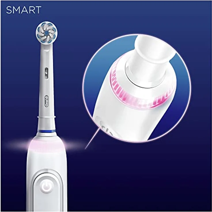 Oral-B Smart Sensitive elektrische Zahnbürste + Reiseetui - White – Bild 2