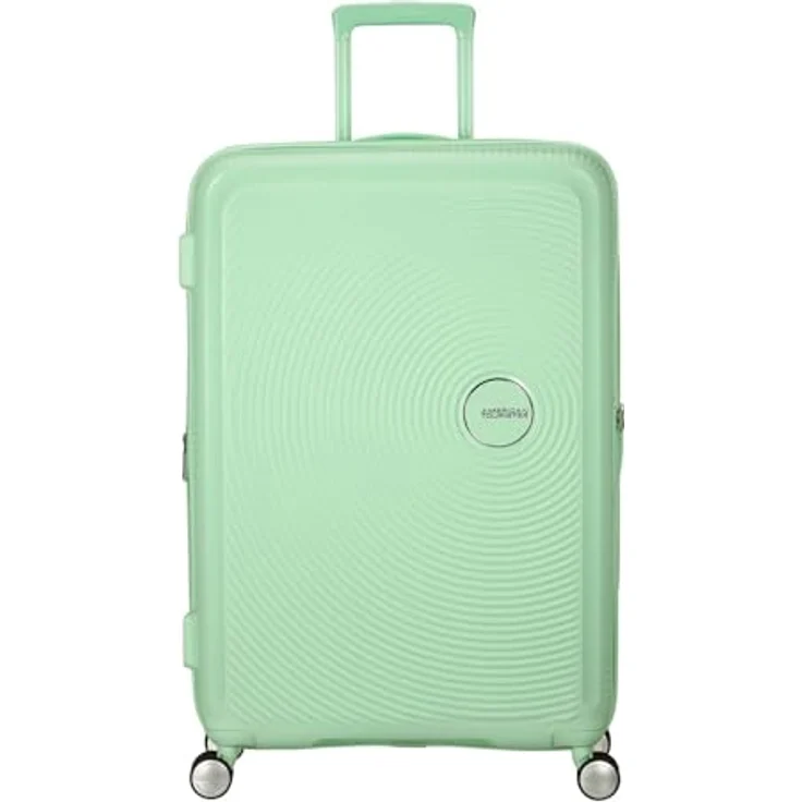 American Tourister Soundbox, Hartschalen-Koffer Groß, 77 cm, erweiterbar, 97/110L, leicht, mit 4 Rollen und TSA-Schloss, Grün (Pastel Green) – Bild 1