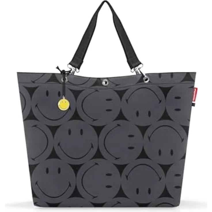 REISENTHEL® Einkaufsshopper Shopper XL, 35 l Volumen, smiley grey, wasserabweisend, mit Reißverschluss und Innentasche – Bild 2