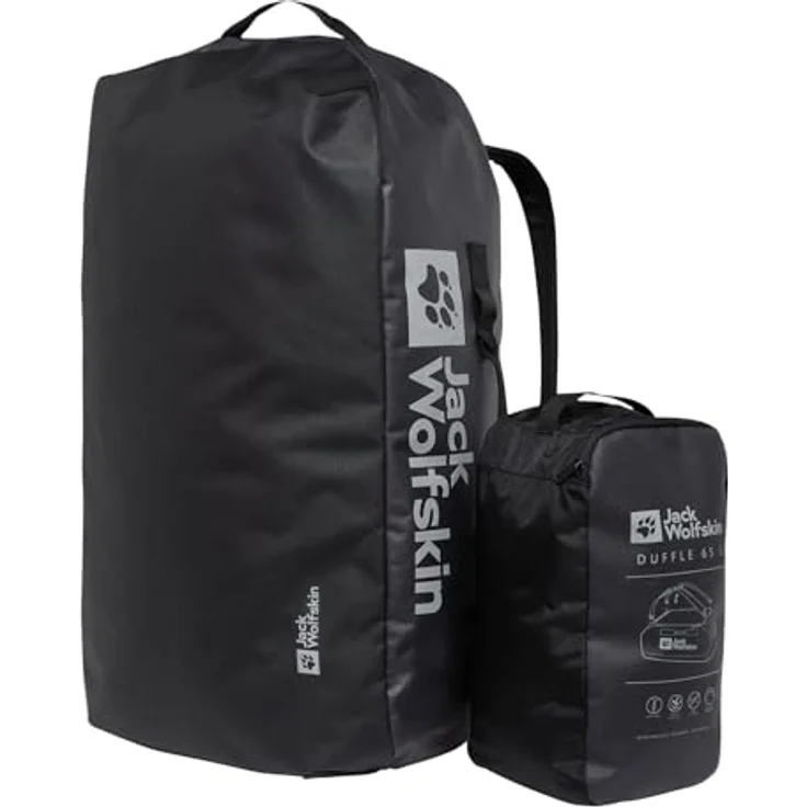 Jack Wolfskin All-In 65 Weekender Reisetasche, 70 cm, grau, 100% Polyester – Bild 6