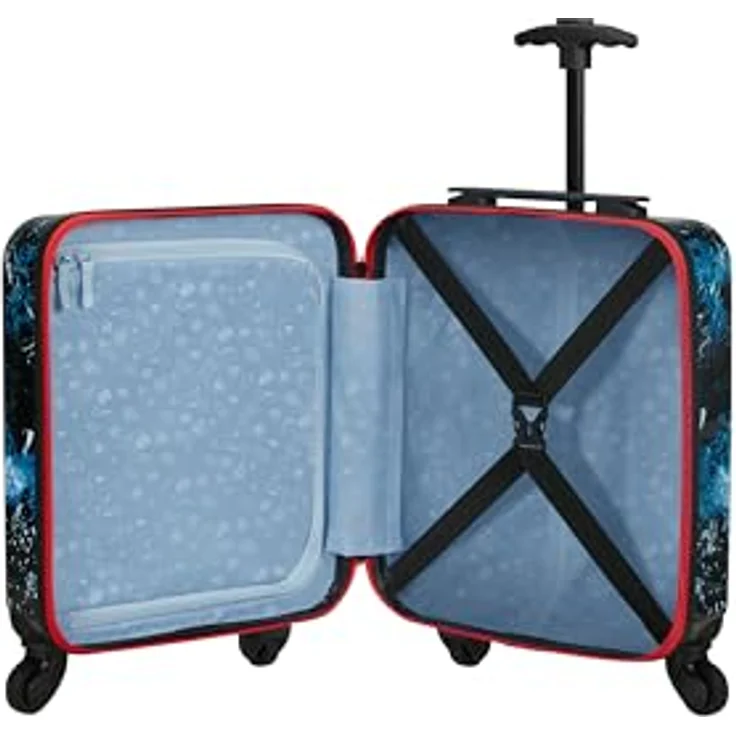 Samsonite Kinderkoffer DAYDREAM MARVEL, Spiderman Mystery, 4 Rollen, Kinder-Reisegepäck Trolley für Übernachtungen und magische Ferien – Bild 5