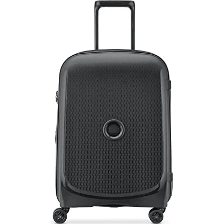 Delsey Belmont Plus Slim Cabin Trolley Case - 55 cm - Black, Schwarz, Hartschalenkoffer mit 4 Rollen und 33 l Volumen – Bild 1