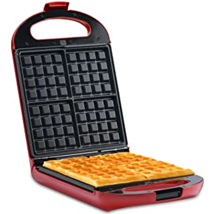 SENYA Panini-Waffelmaschine, 4 Fingerabdrücke, 1200 W, Sweet Waffle, SYCK-WM015R