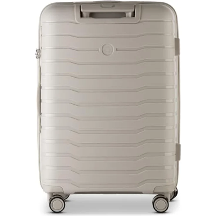 Worldpack Portland 4 Rollen Kofferset, 3-teilig, beige, aus 100% Polypropylen, Maße: 52 cm x 29 cm x 72 cm – Bild 4