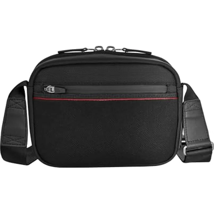 Victorinox Architecture Urban2, Compact Crossbody Bag, 2L Volumen, Nylon und Leder, schwarz – Bild 2