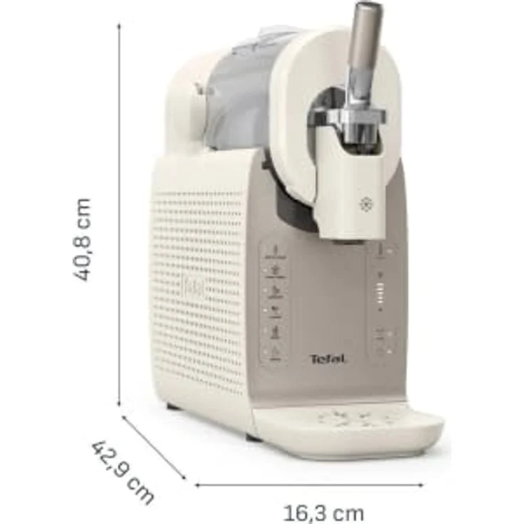 Tefal Freezi IG803A, 16-in-1 Softeis- & Slushmaschine mit 1 l Kapazität, weiß – Bild 3