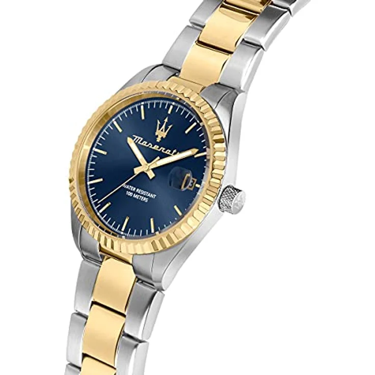 Maserati Herren Uhr Competizione Analog Edelstahl silber gold UMAR8853100027 – Bild 5
