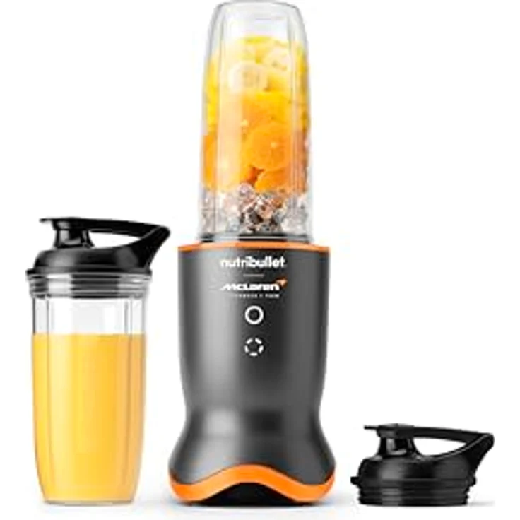 Nutribullet Ultra x McLaren F1 Team, Mixer mit 1200W, leise Technologie, Tritan Bechern 700/900 ml, kompakt, Grau (NB1206GO-MC) – Bild 1