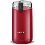 BOSCH Kaffeemühle TSM6A014R, Elektrische Kaffeemühle mit Edelstahl-Schlagmesser, 180 W, Rot