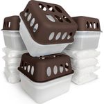 Floordirekt 4er-SET Luftentfeuchter Raumentfeuchter in 6 Farben und 2 Designs Braun Hava - Effektive Feuchtigkeitskontrolle, wiederverwendbar, stromloser Betrieb