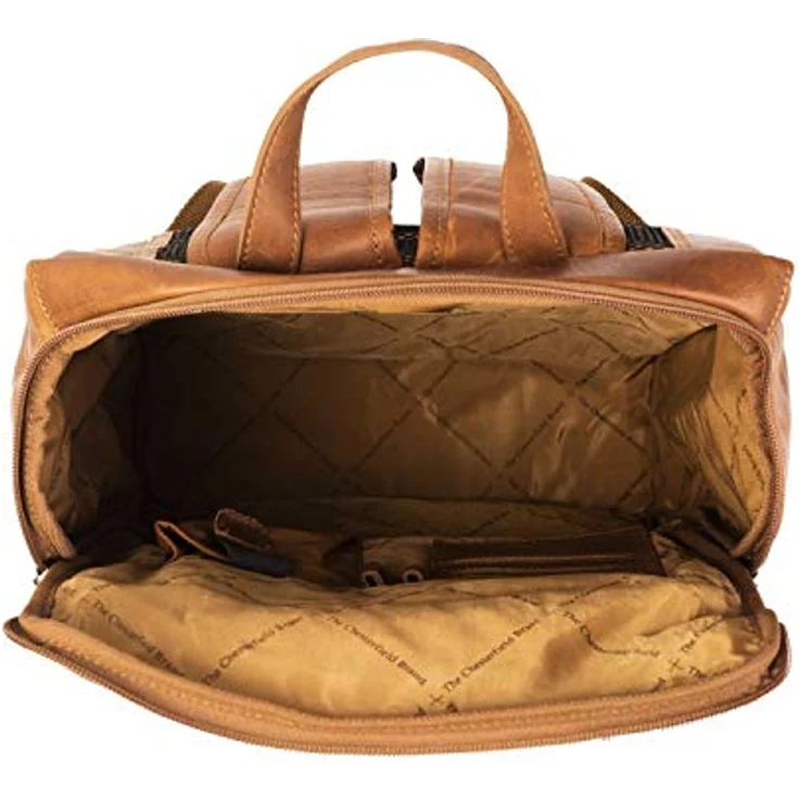 The Chesterfield Brand Rich Business-Rucksack, Leder 45 cm mit Laptopfach, braun, 100% Leder, 32 cm x 15 cm x 45 cm – Bild 6