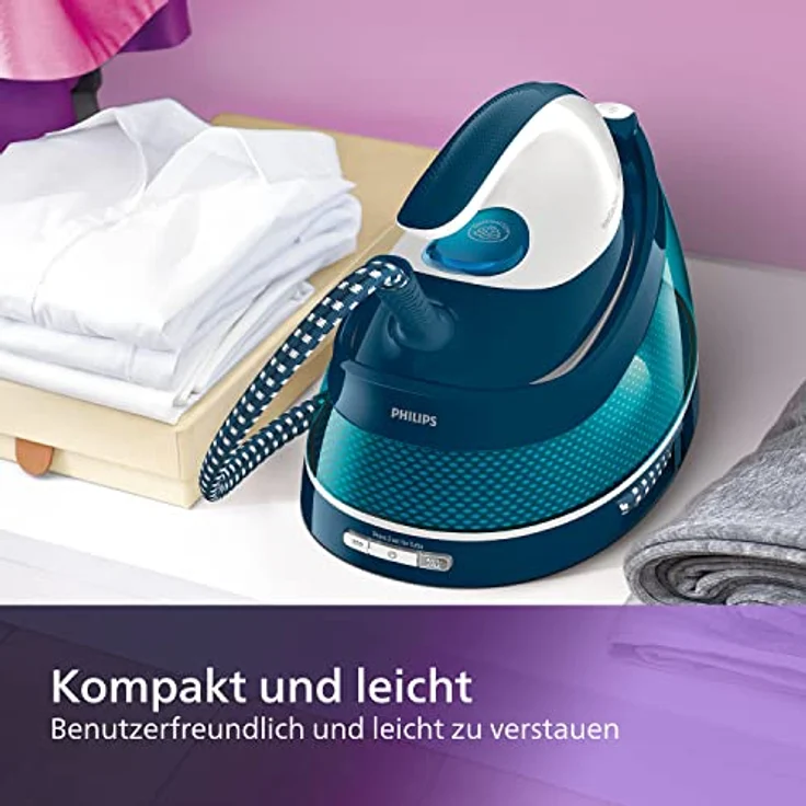 Philips GC7844-20 Dampfbügelstation PerfectCare Compact, ohne Einstellung, 6,5 bar, Dampfstoß bis 400 g – Bild 4