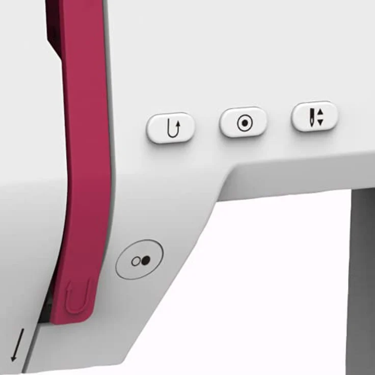 Bernette Computer-Nähmaschine sew&go 7, 80 Programme, -einstellbare Stichlänge, Stichbreite, Einfädelautomatik, Nadelstopp - swiss Design, LED-Nählicht, 7 Nähfüße – Bild 3