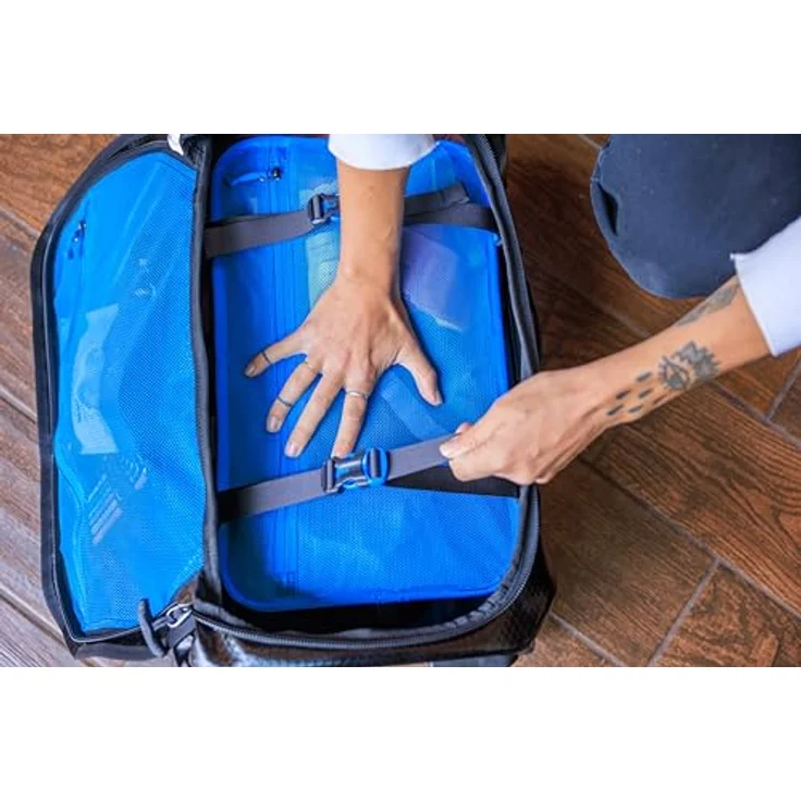 Gregory Alpaca Wheeled Duffel, Koffer für Reisende mit 40 l Volumen, Schwarz, interne Trennwände für optimales Packen – Bild 9