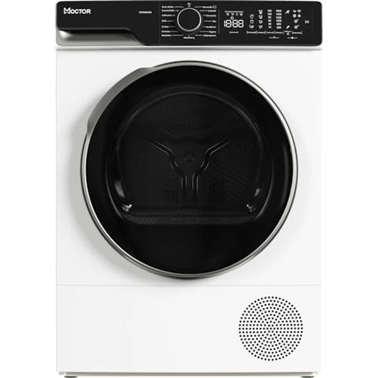 MOCTOR Wärmepumpentrockner DH9008A3W, 8 kg, 15 Programme, WI-FI VeeZyApp, Zwei-Wege-Schleudern, Startzeitauswahl, LED-Display – Bild 1