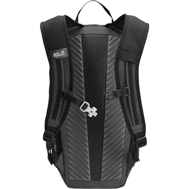 Jack Wolfskin Daypack VELOCITY LITE 10, leichter Rucksack mit AEROSHAPE LITE Tragesystem, schwarz – Bild 2