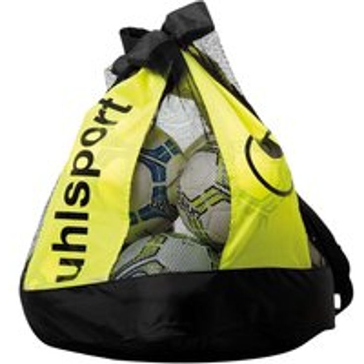 Uhlsport Fußball Balltasche, Transporttasche für bis zu 12 Bälle, strapazierfähig und praktisch