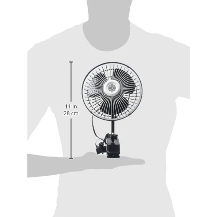 All Ride 12V Auto Ventilator, Standventilator für kühle Luft im Fahrzeug – Bild 3