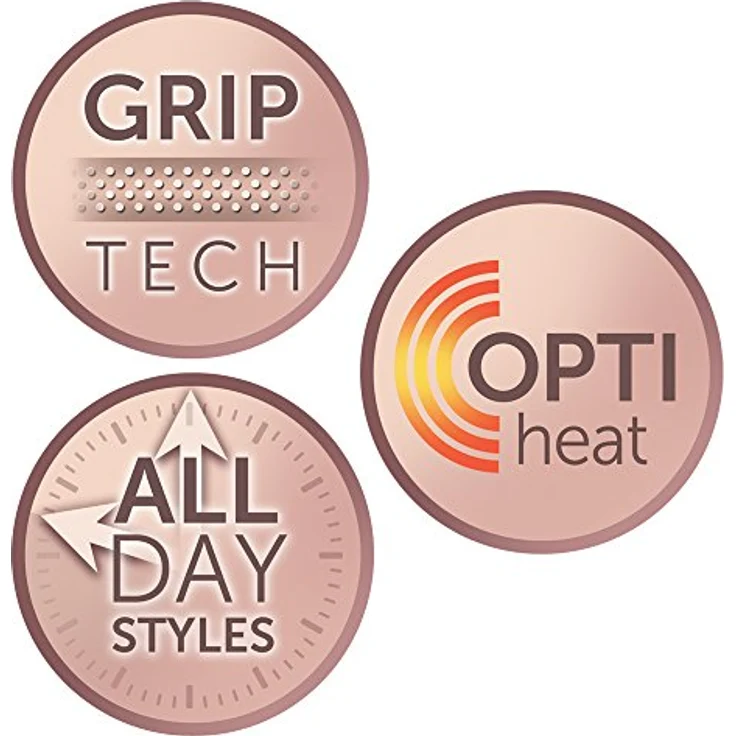 Remington Lockenwickler PROluxe H9100, aufheizbar, OPTIheat-Technologie, innovatives Clip-Design, zwei Größen (25 mm, 32 mm), rosé-schwarz – Bild 4
