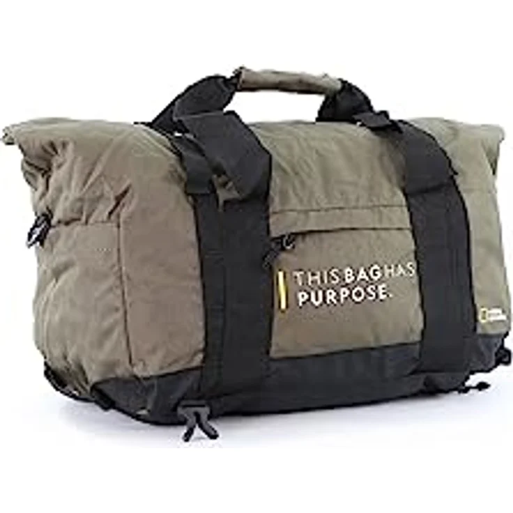 NATIONAL GEOGRAPHIC Umhängetasche Pathway, faltbare Handgepäcktasche aus recyceltem Polyester, nachhaltig und leicht – Bild 2