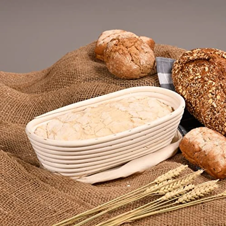 KESPER | Gärkörbchen, Material: Rattan, Textilfutter (abnehmbar), Maße: 28 x 15 x 8 cm, Farbe: Natur | 19632 – Bild 3