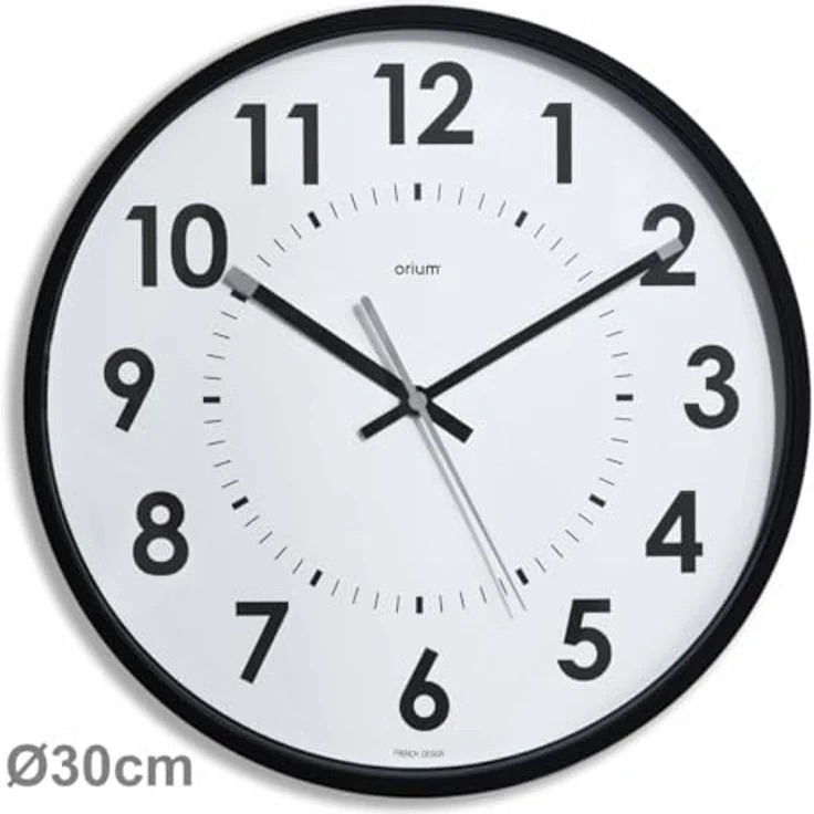 Orium by Cep Wanduhr, Lautlos mit Sweep-Uhrwerk, 30 cm, weißes Ziffernblatt – Bild 2