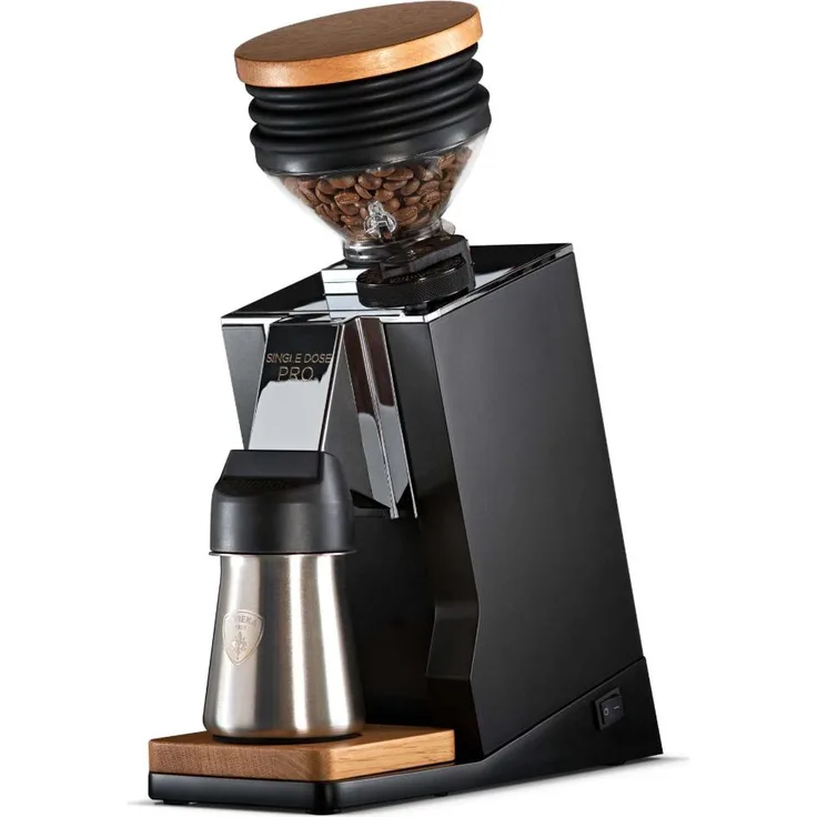 Eureka Mignon Single Dose Pro 65, Kaffeemühle mit präziser Mahltechnologie, schwarz