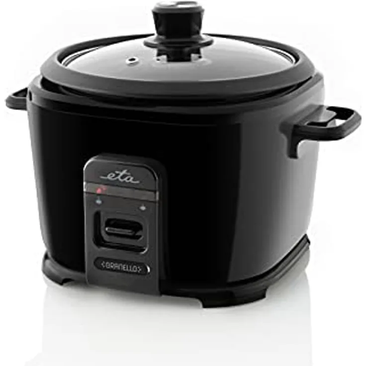 eta Reiskocher GRANELLO ETA313990000, 700 Watt, Behältervolumen 1,8 l, Metall, Aluminium, schwarz